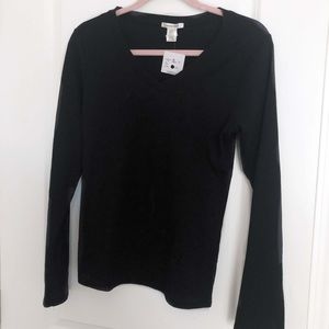 Bozzolo Thermal /Waffle Knit Long Sleeve Black
